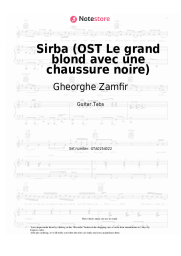Sheet music, chords Gheorghe Zamfir - Sirba (OST Le grand blond avec une chaussure noire)