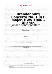 undefined Johann Sebastian Bach - Brandenburg Concerto No. 1 in F major, BWV 1046 – Allegro