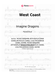 undefined Imagine Dragons - West Coast
