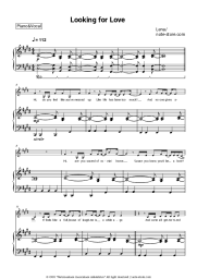 Sheet music, chords Lena - Looking For Love